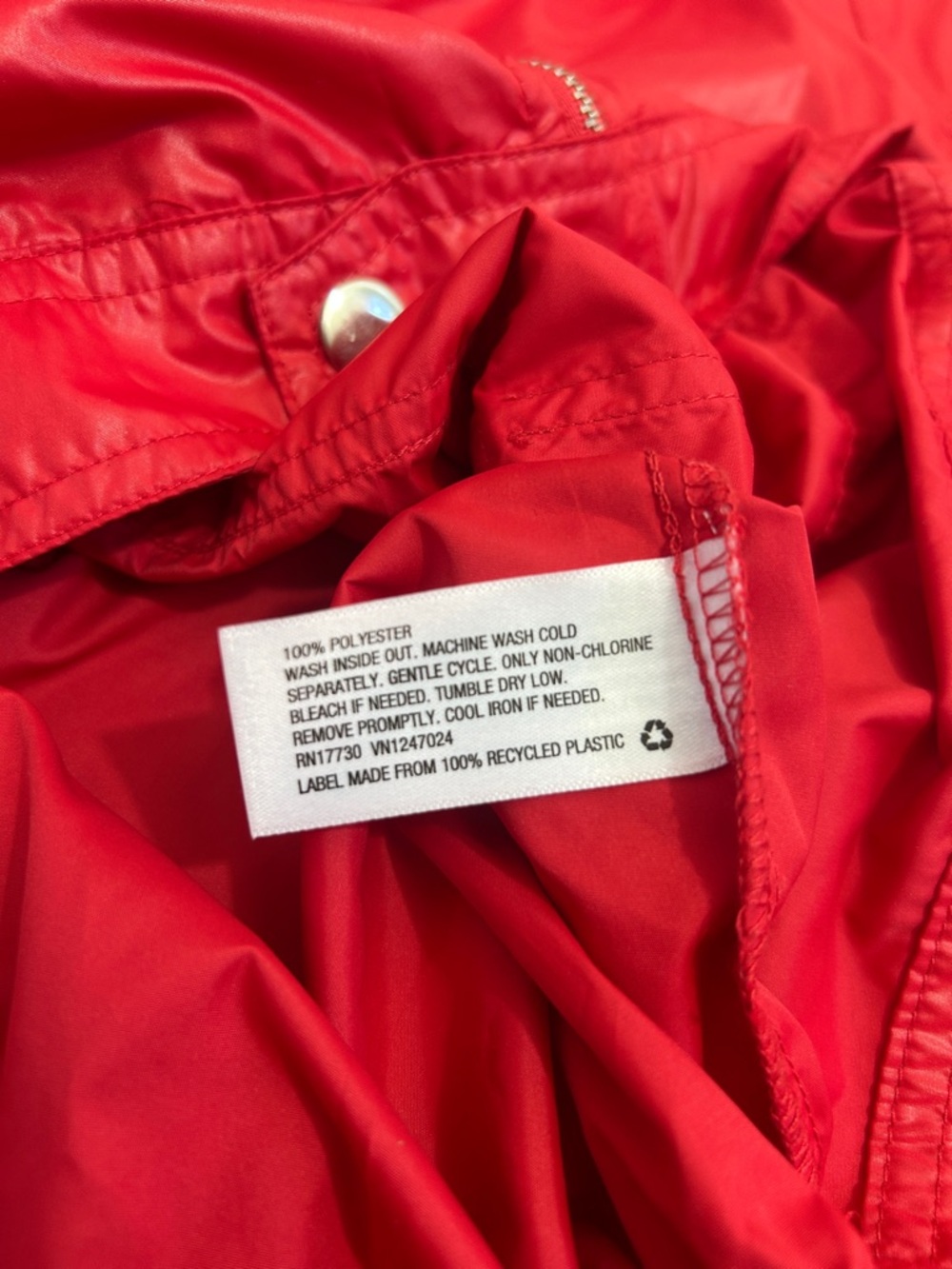 Proenza Schouler Target Red Windbreaker Bomber Jacket size Medium/Large - Picture 8 of 8